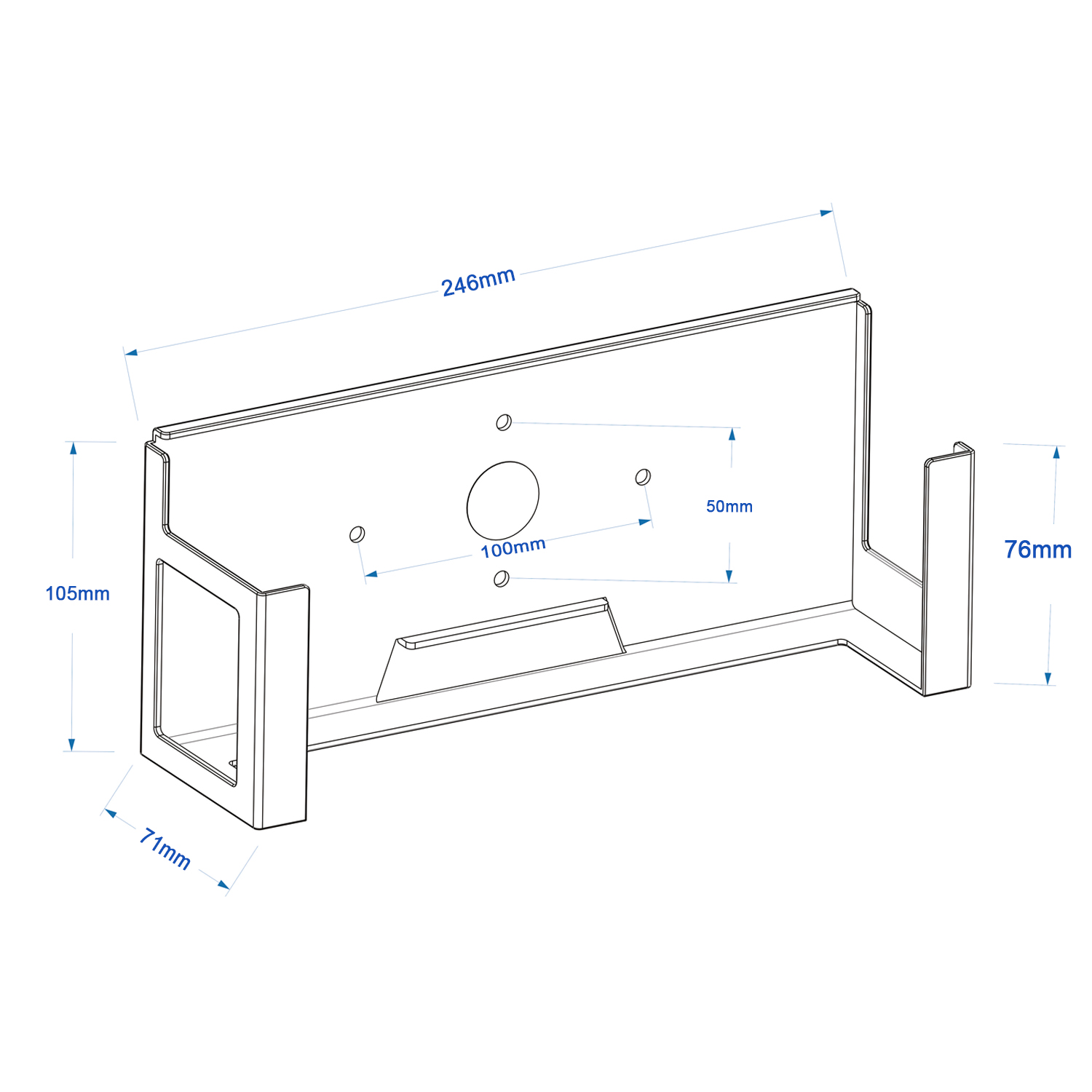 Monzlteck Wall Mount For Xbox  - огляд і ціна Desk Setup Xbox