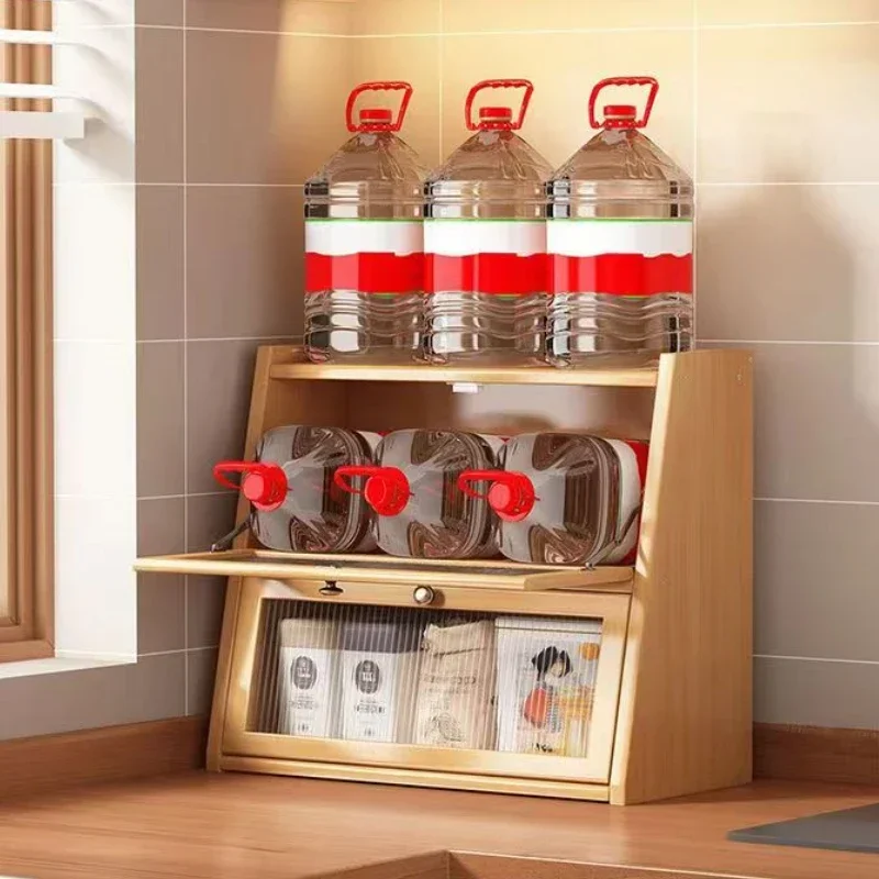Bamboo Kitchen Storage Cabinet - огляд і ціна Drawer Organizer Bamboo